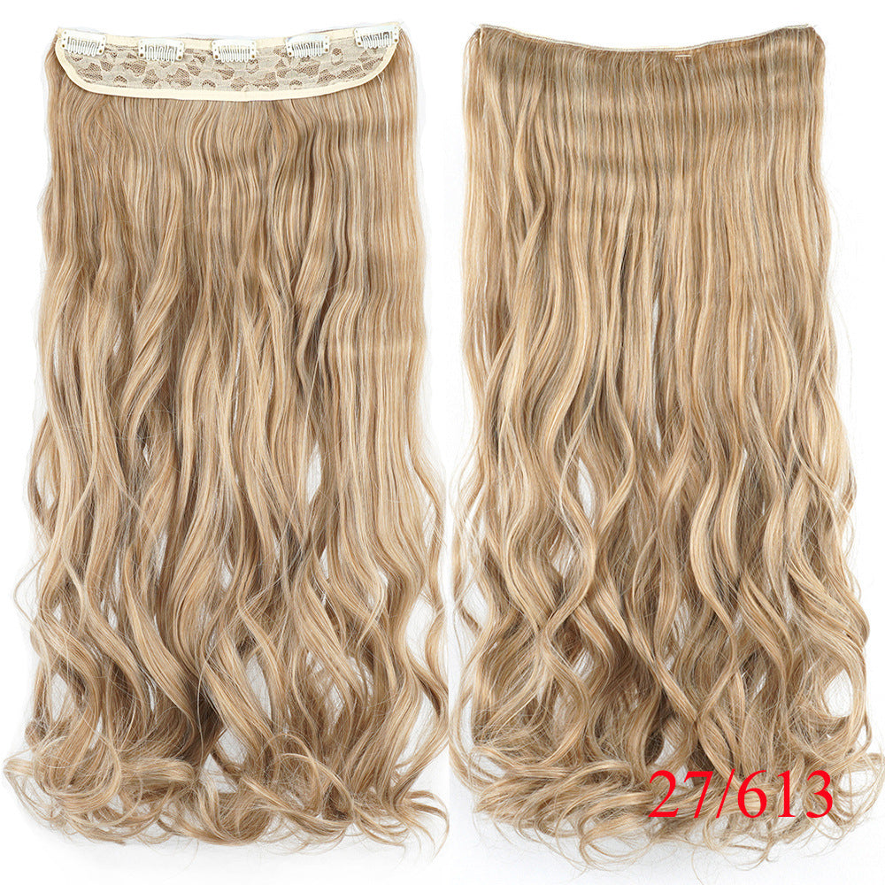 High Quality Great Length 28 Inches extra Weight 160 Grams Thicker Curly Straight 5 Clips in Synthetic Hair Extensions