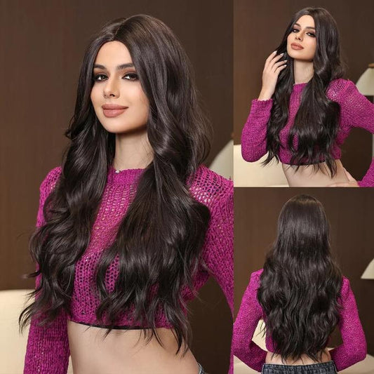 High Quality Great Length 28 Inches extra Weight 160 Grams Thicker Curly Straight 5 Clips in Synthetic Hair Extensions