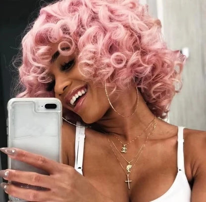 Portable Short Bob Transparent Hd Lace Wig 10 Inch  Wig 4x4 Closure Short Bob Wigs for  Brazilian and Indian Popular