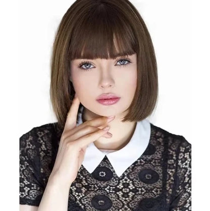 Portable Short Bob Transparent Hd Lace Wig 10 Inch  Wig 4x4 Closure Short Bob Wigs for  Brazilian and Indian Popular