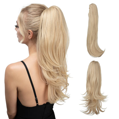 Synthetic Claw Clip In Ponytail Hair Extensions