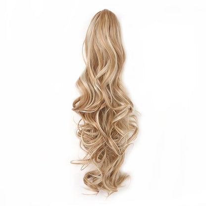 Claw Clip Ponytail Extension 18"&24 Clip in Wavy Synthetic Ponytail Hair Extensions Long Pony Tails for Women Extensions