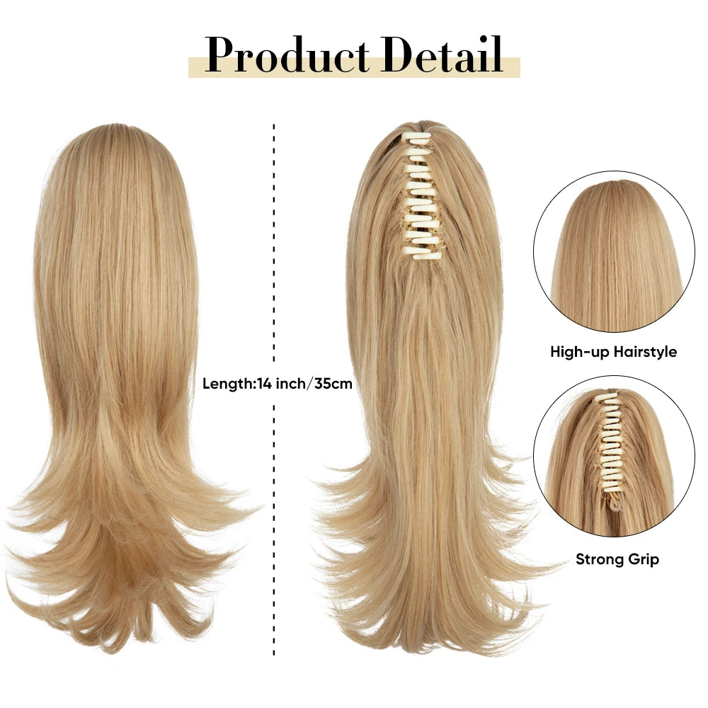 Claw Clip In Ponytail Hair Extensions