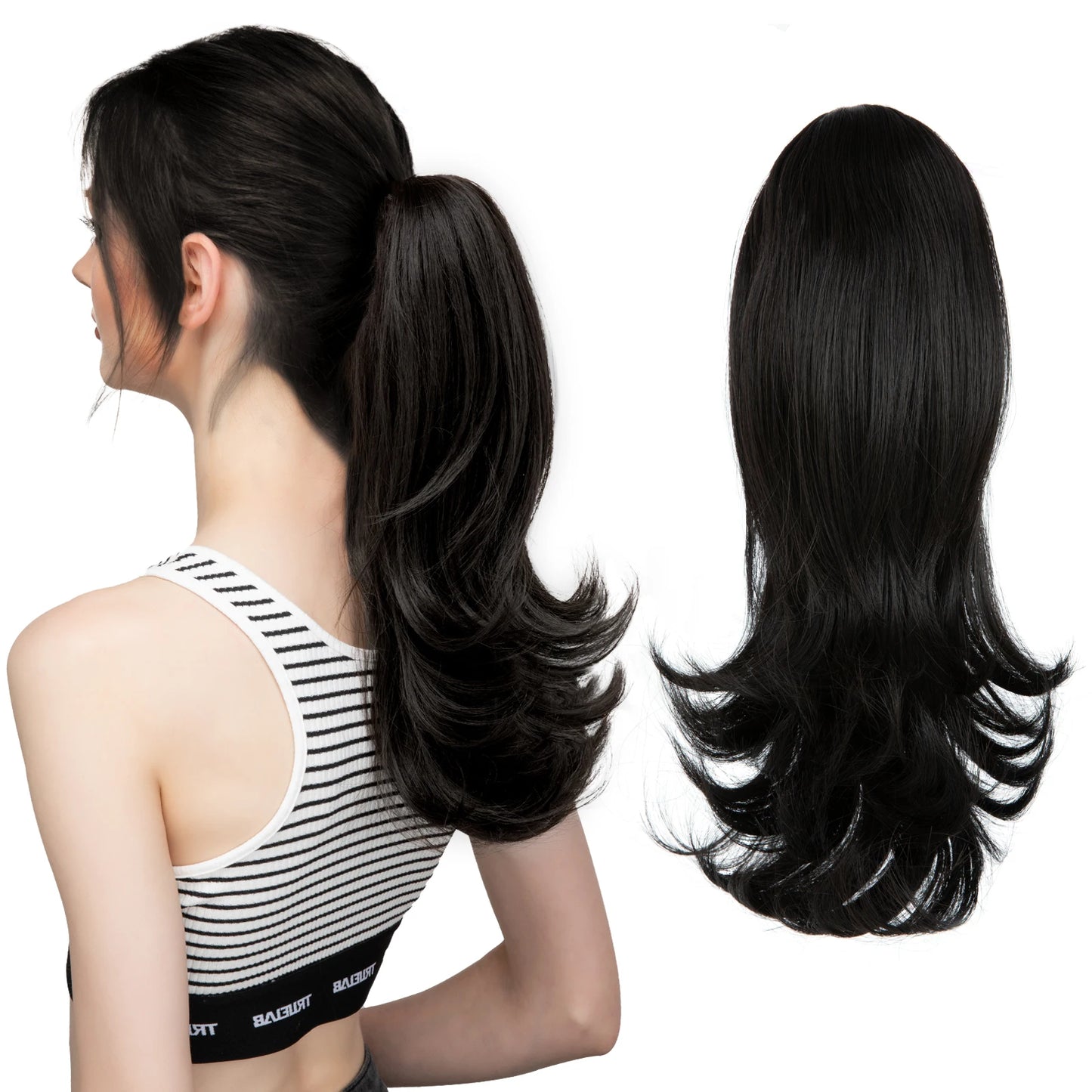 Claw Clip In Ponytail Hair Extensions