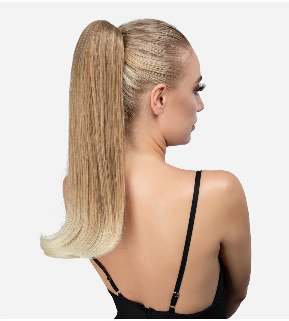 Synthetic Claw Clip In Ponytail Hair Extensions