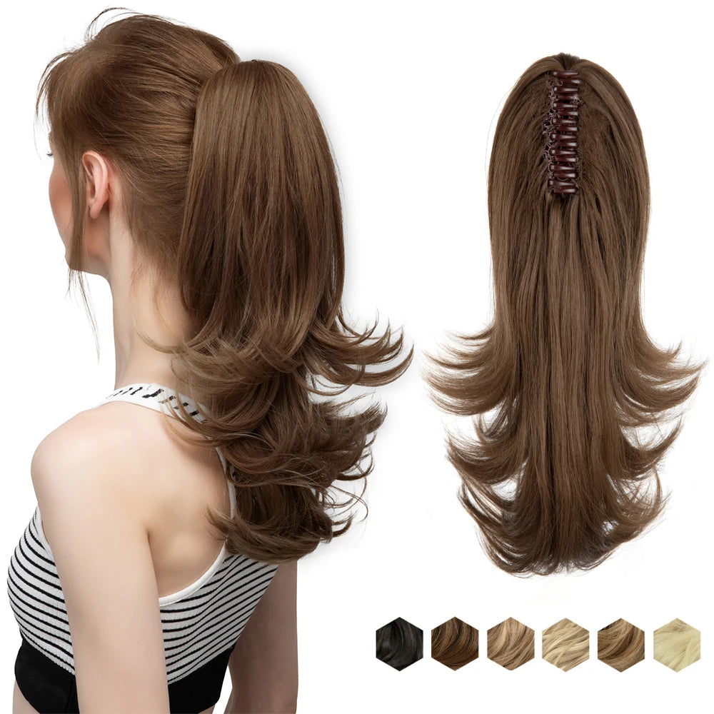 Claw Clip In Ponytail Hair Extensions