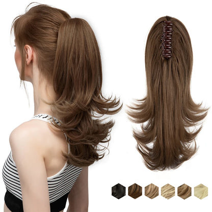 Claw Clip In Ponytail Hair Extensions