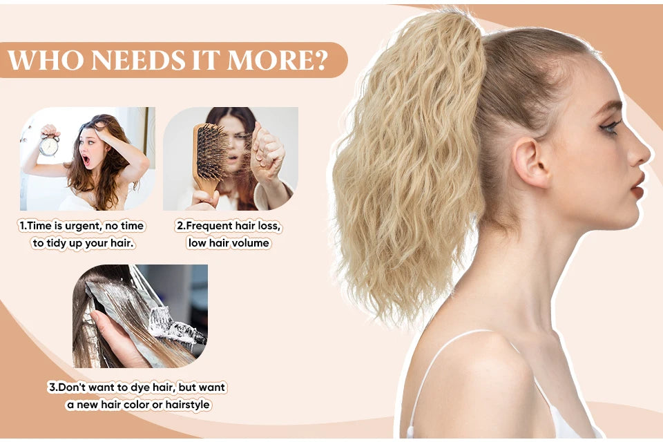 Curly Claw Clip In Ponytail - Hair Extensions