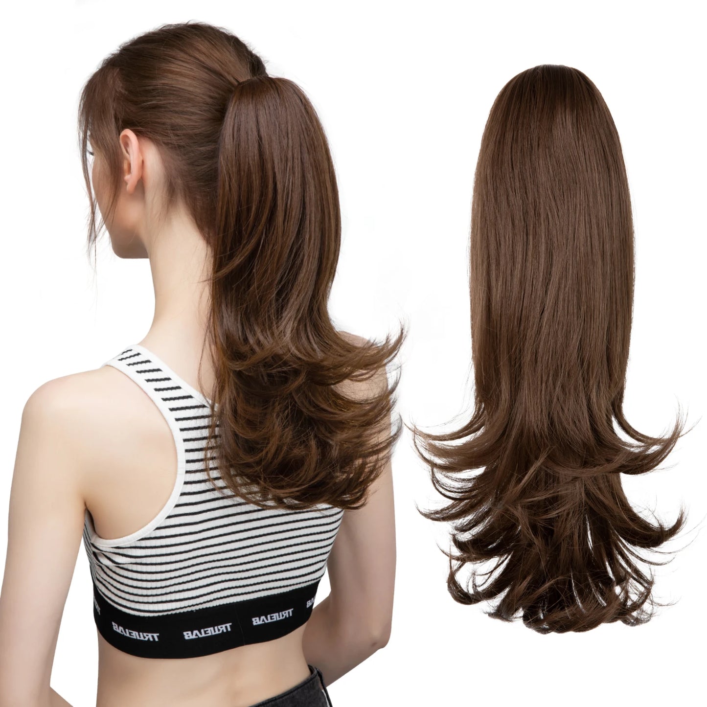 Claw Clip In Ponytail Hair Extensions