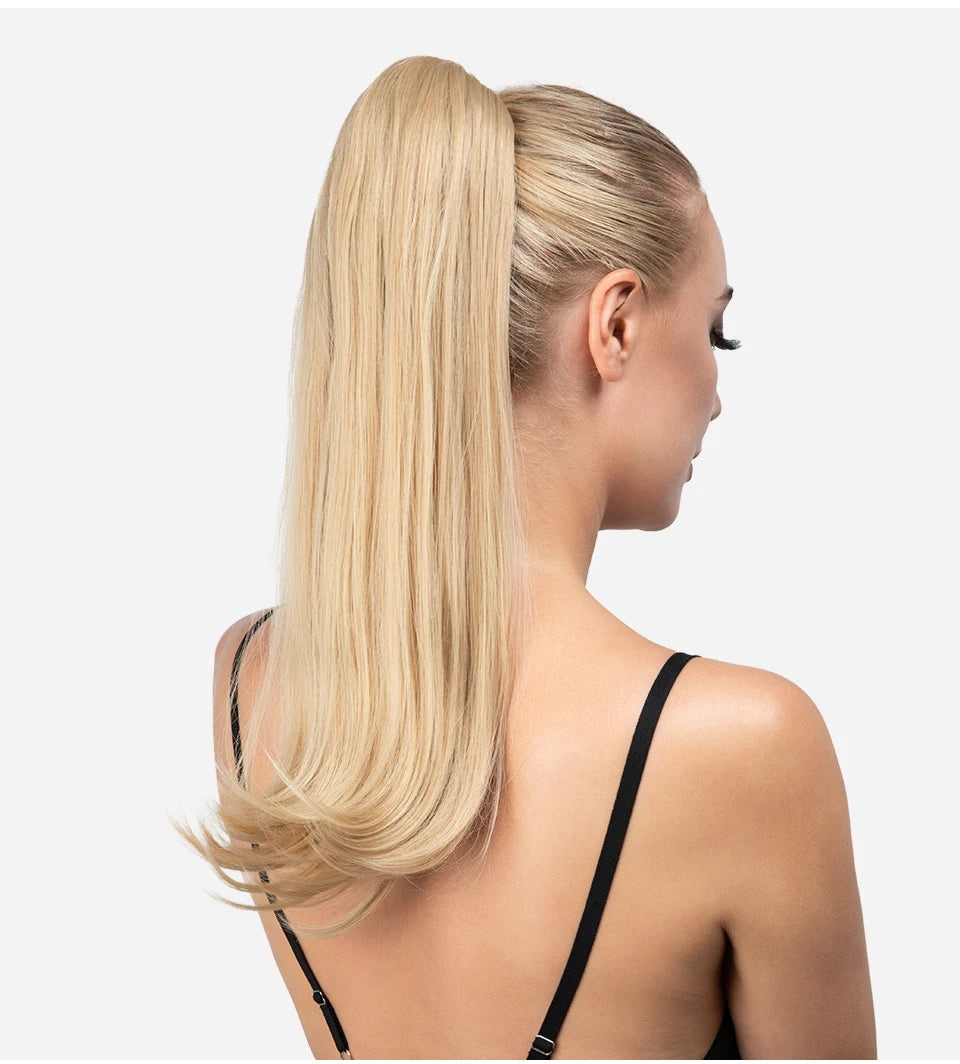 Synthetic Claw Clip In Ponytail Hair Extensions