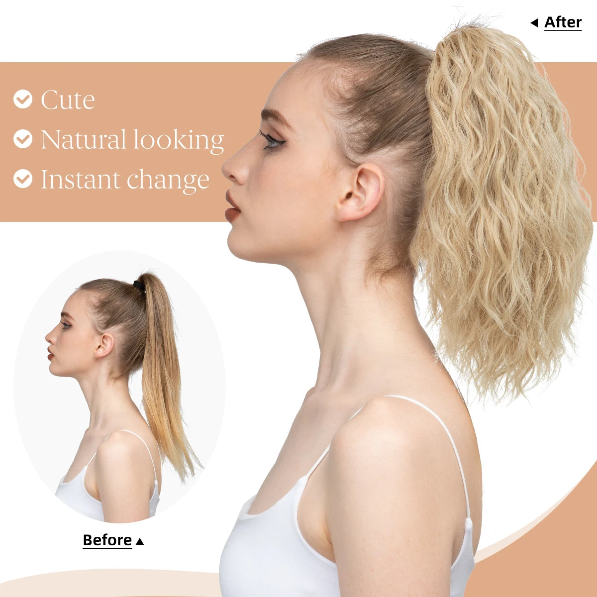 Curly Claw Clip In Ponytail - Hair Extensions