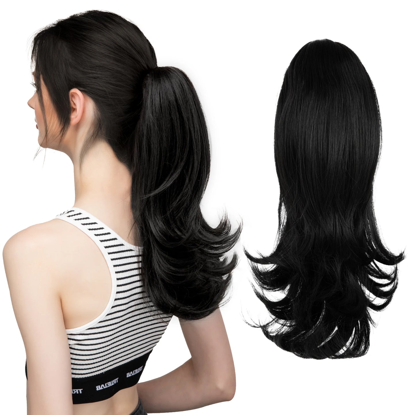 Claw Clip In Ponytail Hair Extensions