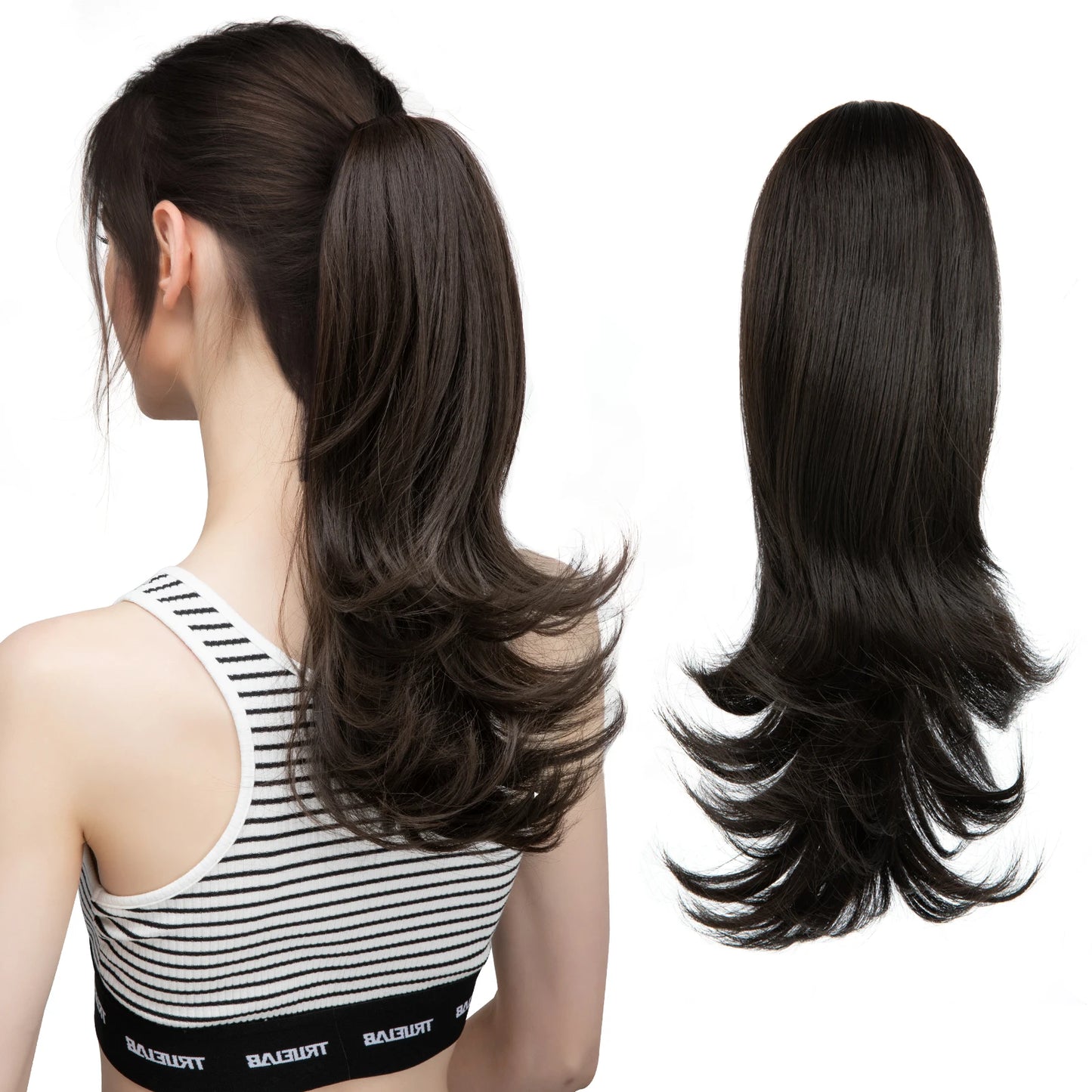 Claw Clip In Ponytail Hair Extensions