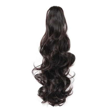 Claw Clip Ponytail Extension 18"&24 Clip in Wavy Synthetic Ponytail Hair Extensions Long Pony Tails for Women Extensions