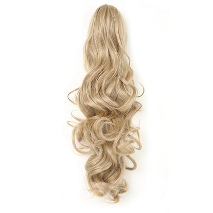 Claw Clip Ponytail Extension 18"&24 Clip in Wavy Synthetic Ponytail Hair Extensions Long Pony Tails for Women Extensions