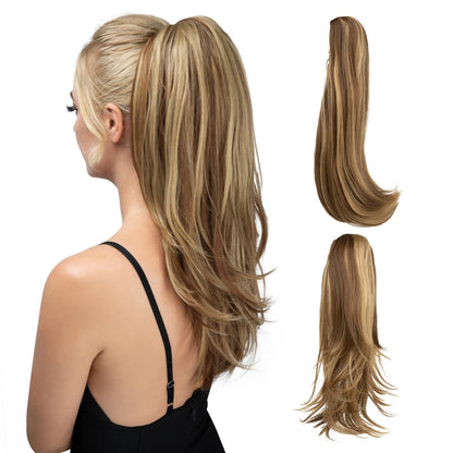 Synthetic Claw Clip In Ponytail Hair Extensions