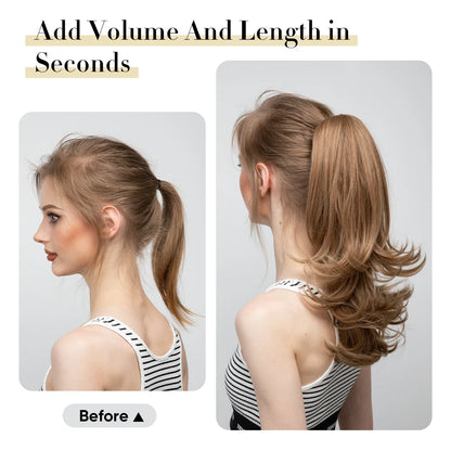 Claw Clip In Ponytail Hair Extensions