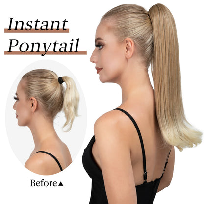 Synthetic Claw Clip In Ponytail Hair Extensions