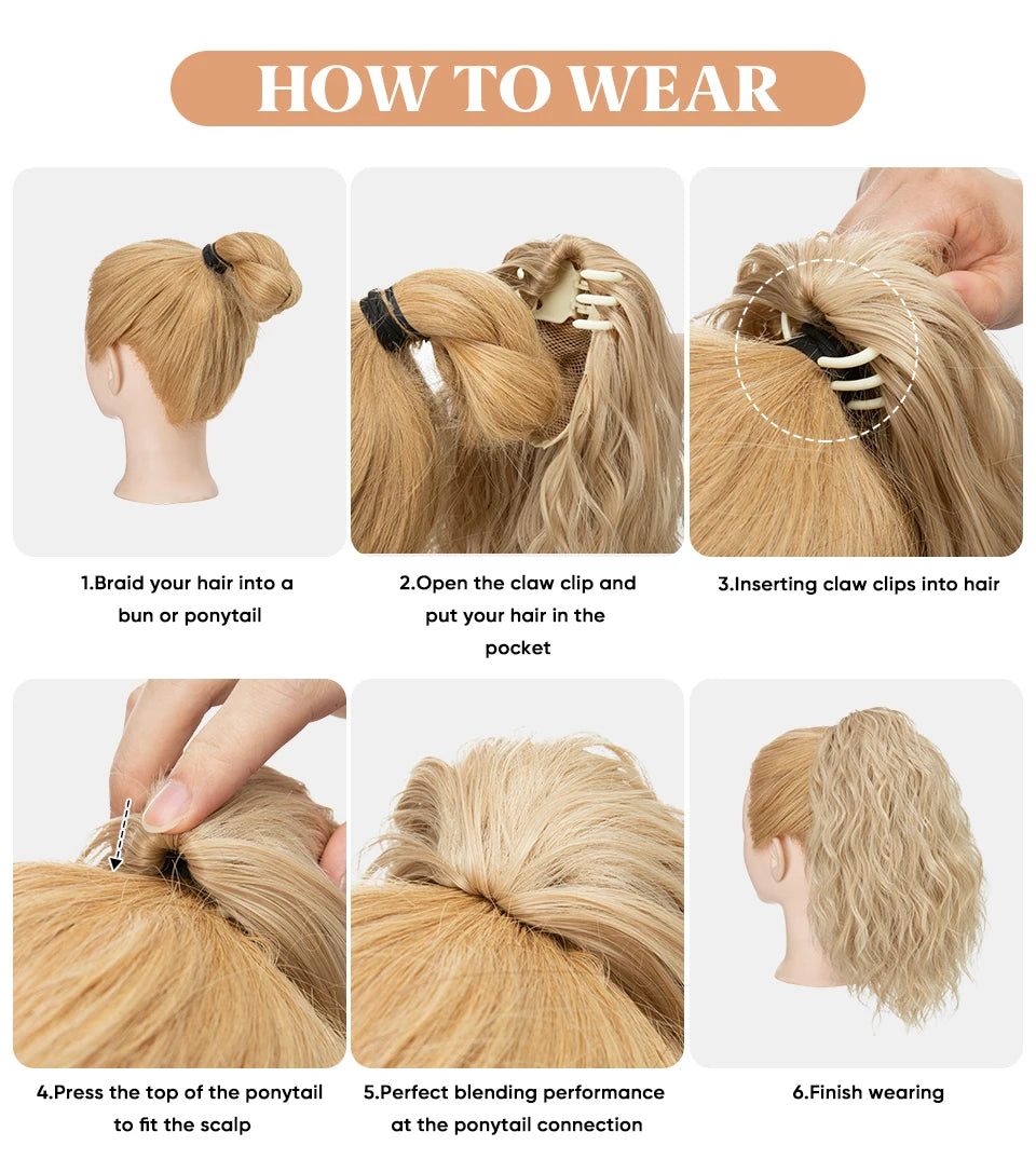 Curly Claw Clip In Ponytail - Hair Extensions