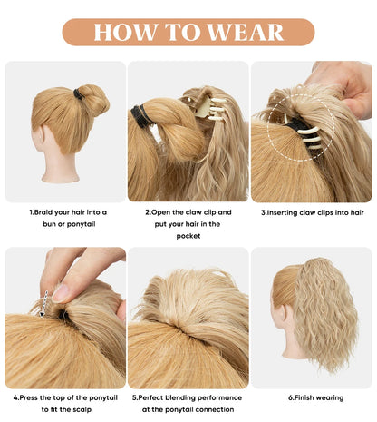 Curly Claw Clip In Ponytail - Hair Extensions