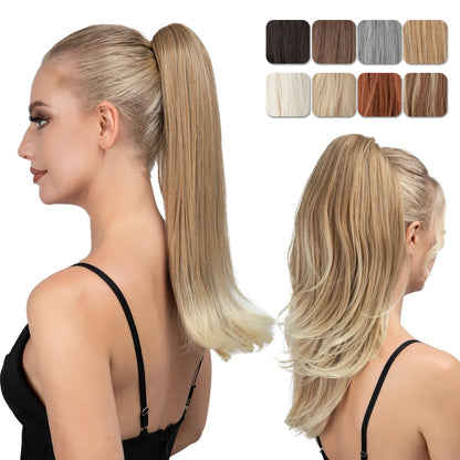 Synthetic Claw Clip In Ponytail Hair Extensions