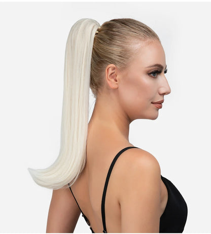 Synthetic Claw Clip In Ponytail Hair Extensions